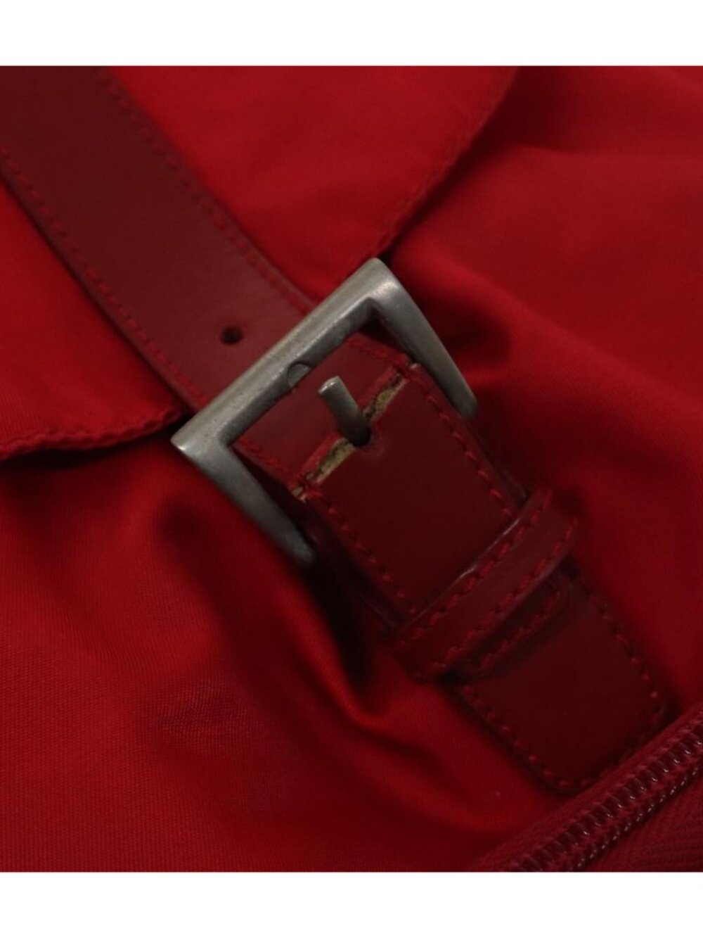PRADA Backpack Nylon Red - Picture 6 of 16